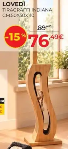 Arcaplanet Lovedì tiragraffi indiana offerta