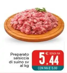 Altasfera Preparato salsiccia di suino sv offerta