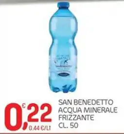Carni e Affini Supermercati San Benedetto acqua minerale frizzante offerta