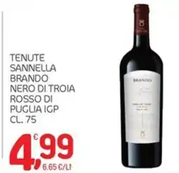 Carni e Affini Supermercati Tenute Sannella Brando Nero di Troia Rosso di Puglia IGP offerta