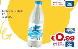 MAX Supermercati Latte intero Stella offerta