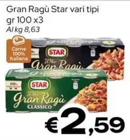 MAX Supermercati Gran Ragù Star offerta