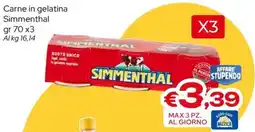 MAX Supermercati Carne in gelatina Simmenthal offerta
