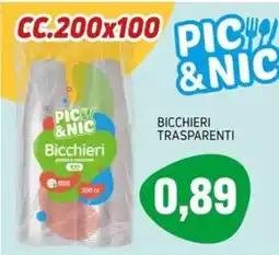 Emporio Amato Bicchieri Pic & Nic offerta