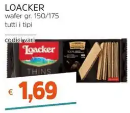 Stop&Shop Loacker Thins offerta