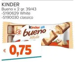 Stop&Shop Kinder bueno White offerta