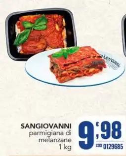 Gruppo di Palo Sangiovanni parmigiana di melanzane offerta