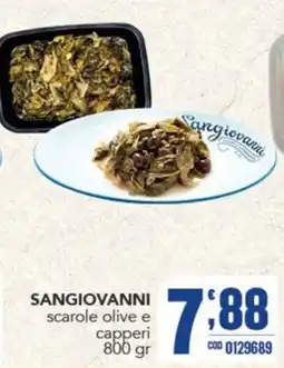 Gruppo di Palo Sangiovanni scarole olive e capperi offerta
