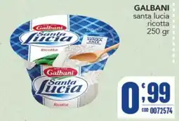Gruppo di Palo Galbani Santa Lucia Ricotta offerta