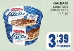 Gruppo di Palo Galbani Santa Lucia Mascarpone offerta