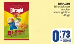 Gruppo di Palo Biraghi bi-snack con cracker senza glutine offerta
