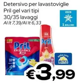 MAX Supermercati Pril gel vari tipi offerta