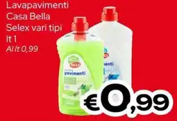 MAX Supermercati Lavapavimenti Casa Bella Selex offerta