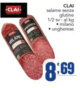 Gruppo di Palo Clai salame senza glutine offerta