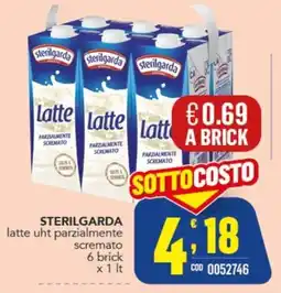 Gruppo di Palo Sterilgarda latte uht parzialmente scremato offerta