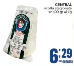 Gruppo di Palo Ricotta stagionata Central offerta