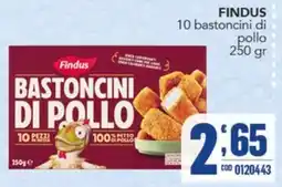 Gruppo di Palo Findus bastoncini di pollo offerta