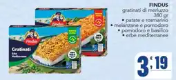 Gruppo di Palo Findus Gratinati Erbe Mediterranee offerta