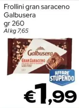 MAX Supermercati Frollini gran saraceno Galbusera offerta