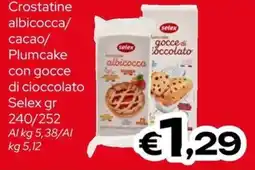 MAX Supermercati Crostatine albicocca Selex offerta