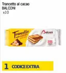 Futura Supermercati Trancetto al cacao Balconi offerta