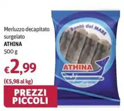 Futura Supermercati Merluzzo decapitato surgelato ATHINA offerta