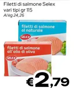 MAX Supermercati Filetti di salmone Selex offerta