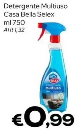 MAX Supermercati Detergente Multiuso Casa Bella Selex offerta
