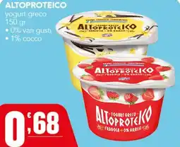 Gruppo di Palo Altoproteico yogurt greco offerta