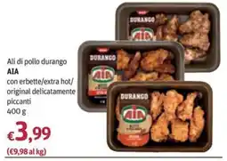 Futura Supermercati Ali di pollo durango AIA offerta