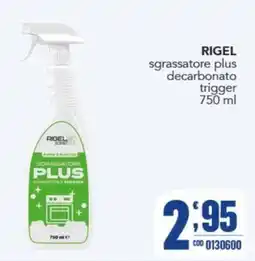 Gruppo di Palo Rigel sgrassatore plus decarbonato offerta