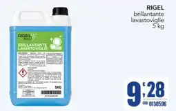 Gruppo di Palo Rigel brillantante lavastoviglie offerta