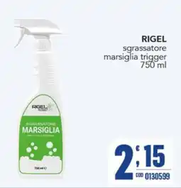 Gruppo di Palo Rigel sgrassatore marsiglia offerta