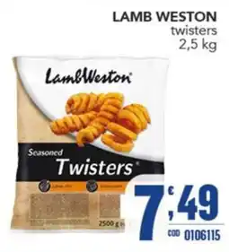 Gruppo di Palo Lamb Weston Twisters offerta