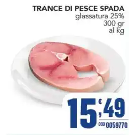 Gruppo di Palo Tranci di pesce spada offerta