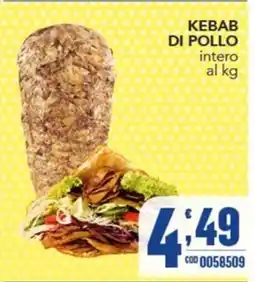 Gruppo di Palo Kebab di pollo intero offerta