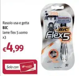 Futura Supermercati Rasoio usa e getta BIC lame flex 5 uomo offerta