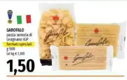 Emi Supermercati Garofalo pasta semola di Gragnano IGP offerta