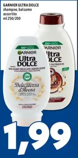 MEGA Garnier Ultra Dolce balsamo offerta
