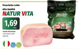 Emi Supermercati Prosciutto cotto Natur Vita offerta