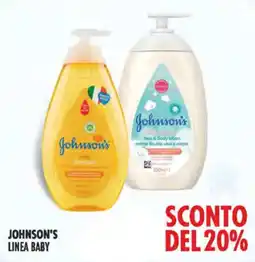 Deco Iperstore Johnson's Linea Baby offerta
