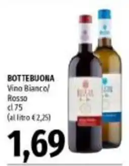 Emi Supermercati Bottebuona Vino Bianco/ Rosso offerta