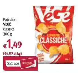Futura Supermercati Patatina VEGÈ classica offerta