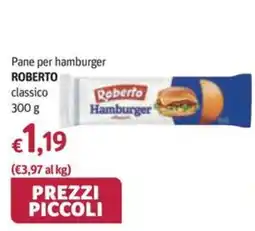 Futura Supermercati Pane per hamburger Roberto classico offerta