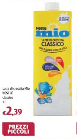 Futura Supermercati Latte di crescita Mio Nestlé classico offerta