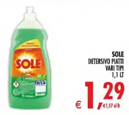Deco Iperstore Sole detersivo piatti offerta