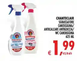 Deco Iperstore Chanteclair sgrassatore candeggina/anticalcare antigocciola/wc candeggina offerta
