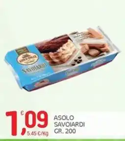 Carni e Affini Supermercati Asolo Savoiardi offerta