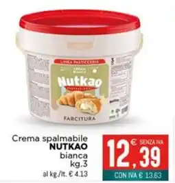 Altasfera Crema spalmabile Nutkao bianca offerta