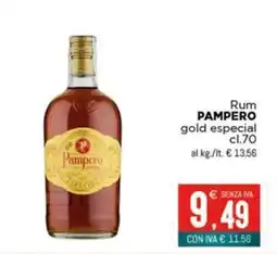 Altasfera Rum Pampero gold especial offerta